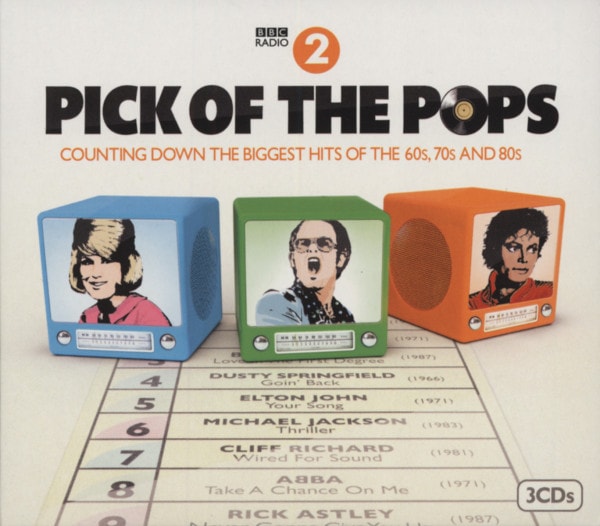 Pick Of The Pops BBC Radio2 - Counting Down The Biggest Hits Of The 60s, 70s And 80s (3-CD)