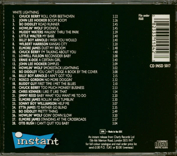 White Lightning - 28 Original Hits That Lit Up The Sixties (CD)