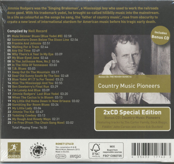 The Rough Guide To Country Legends - Jimmie Rodgers (2-CD)