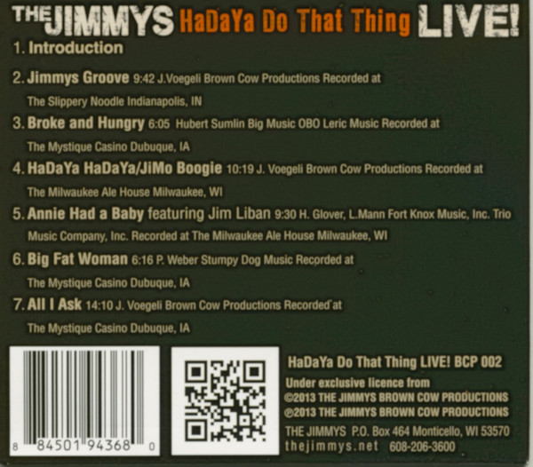 Hadaya Do That Thing-Live! (CD)