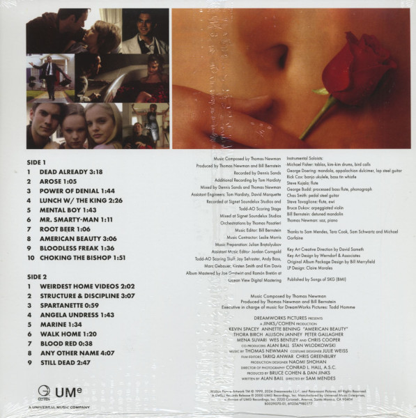 Original Motion Picture Score - American Beauty - A Sam Mendes Film (LP, colored Vinyl)