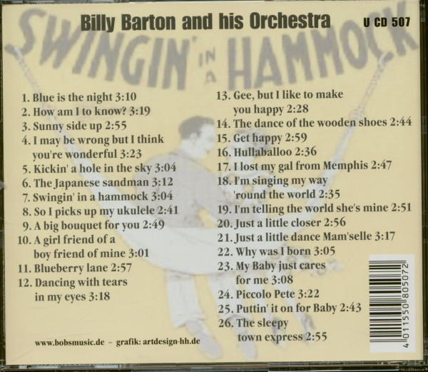 Swingin' in a Hammock (CD)