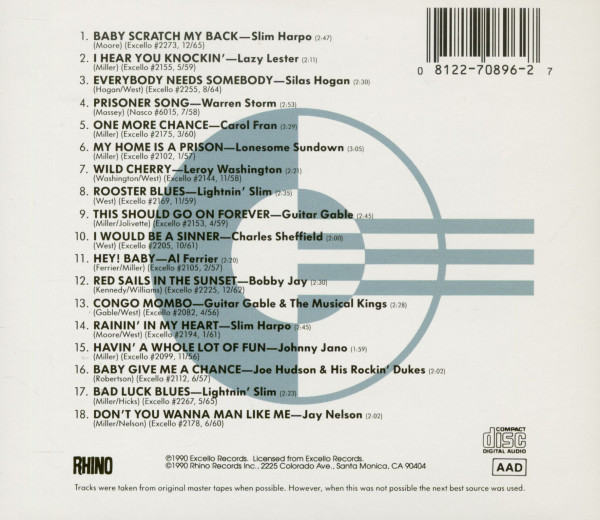 Sound Of The Swamp - The Best Of Excello Records Vol.1 (CD)