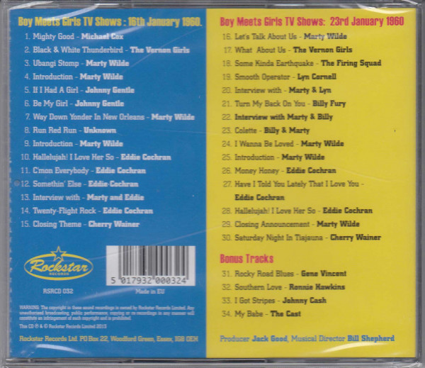 Boy Meets Girls TV Shows, Vol.1 (CD)