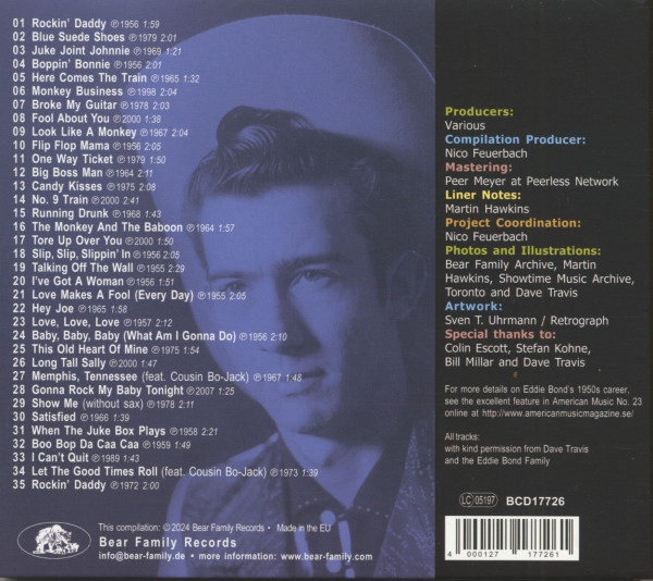 Eddie Bond - Rocks (CD)