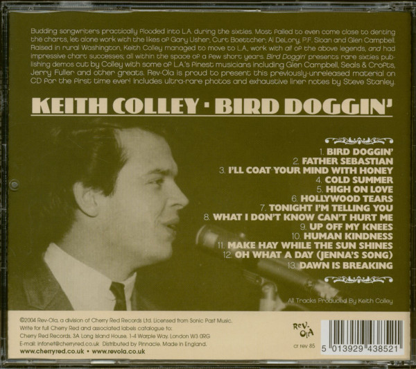 3. Bild von Keith Colley: Bird Doggin' (CD)