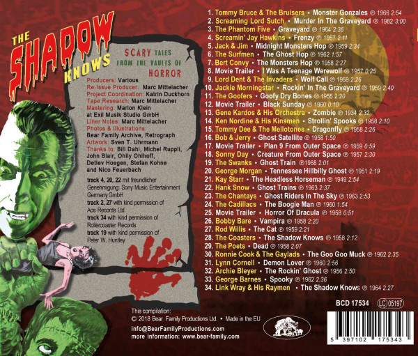 The Shadow Knows (CD)