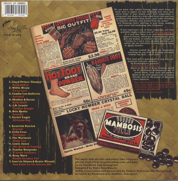Voodoo Mambosis & The Tropical Disease - Danse Macabre Vol.1 (LP, colored Vinyl, Ltd.)