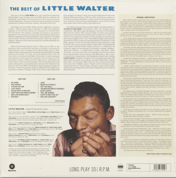 The Best Of Little Walter (LP, 180g Vinyl, Ltd.)