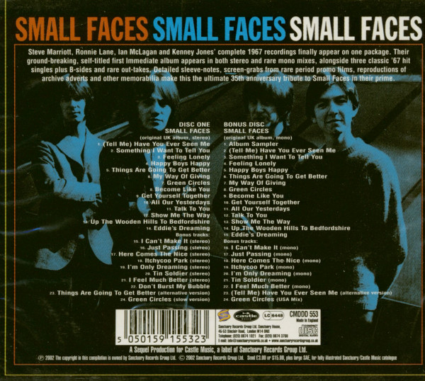 Small Faces - 35th Anniversary (2-CD, Deluxe Edition)