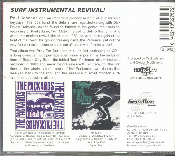 Pray For Surf & Beach City Bop (CD)