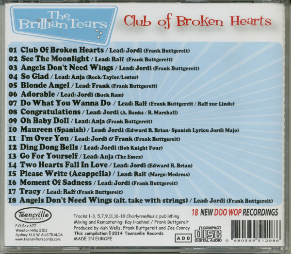 Club Of Broken Hearts (CD)