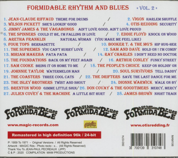 3. Bild von Various: Formidable Rhythm And Blues Vol.2 (CD)