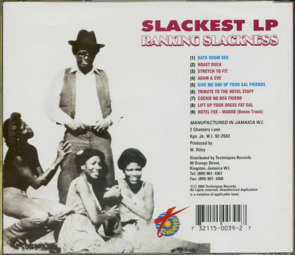 Slackest LP (CD)