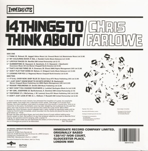 14 Things To Think About (LP)