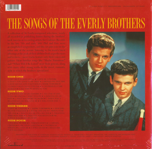 The Songs Of The Everly Brothers (2-LP)