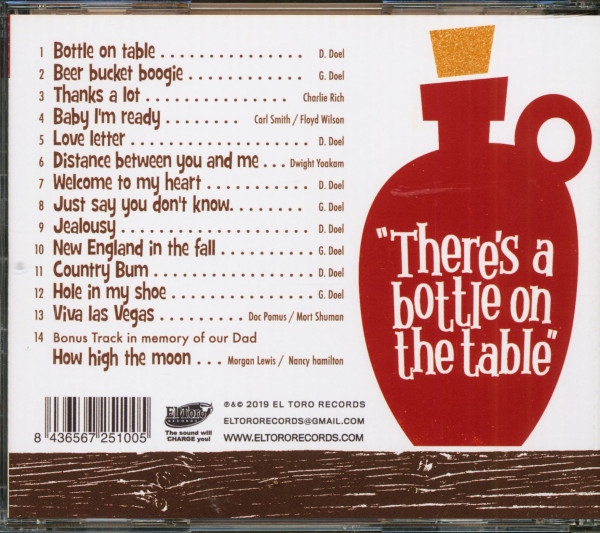 There's A Bottle On The Table (CD)