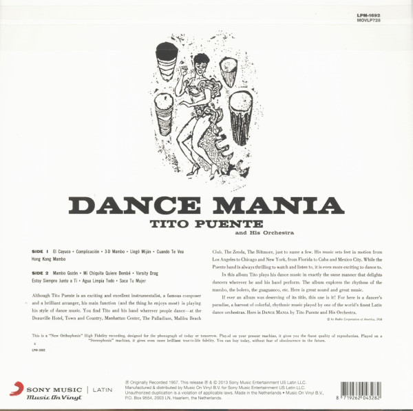 Dance Mania (LP, 180g colored Vinyl, Ltd.)
