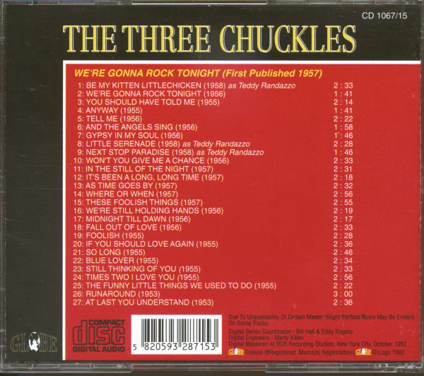 We're Gonna Rock Tonight (CD)