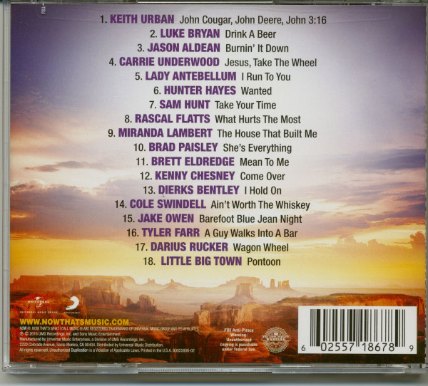 Now Country #1s (CD)