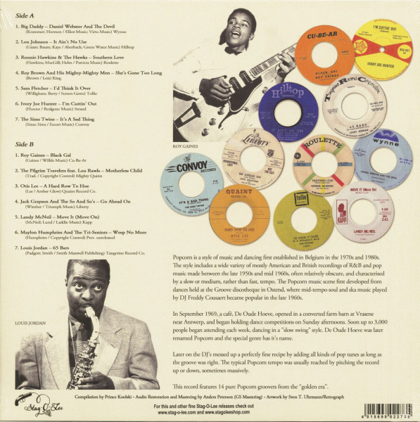 A Hard Row To Hoe, Vol.1 - Dark And Moody Rhythm And Blues Popcorn Style (LP)