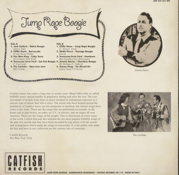 Jump Rope Boogie (LP, 10inch)