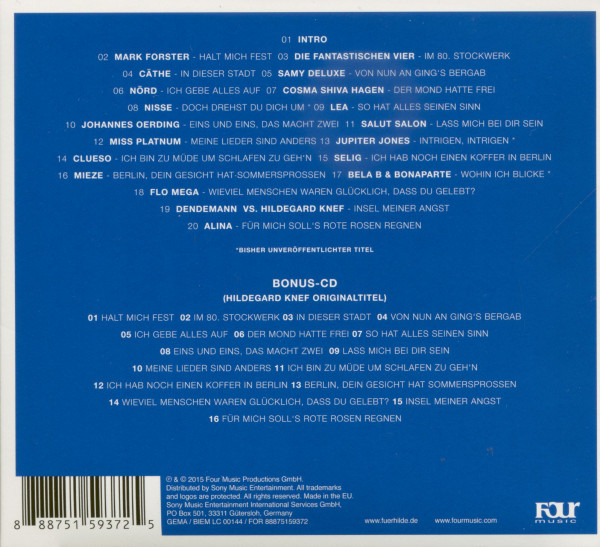 Für Hilde (2-CD)