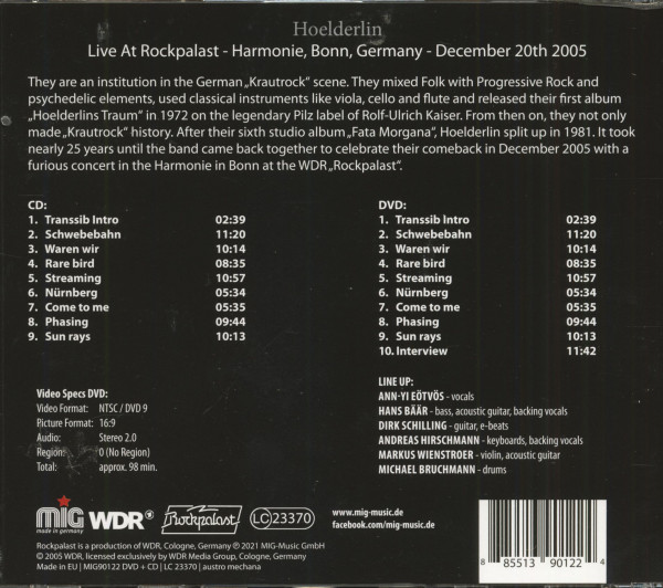 Live At Rockpalast 2005 (CD & DVD)