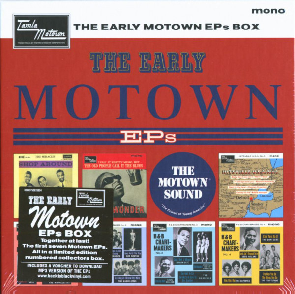 The Early Motown EPs Vinyl Box (7x45rpm EP Box Set, 7inch, SC) The Early Motown EPs Vinyl Box (7x45rpm EP Box Set, 7inch, SC)
