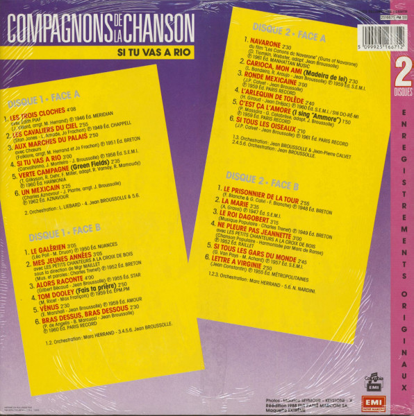 Si Tu Vas A Rio - Enregistrements Originaux (2-LP)