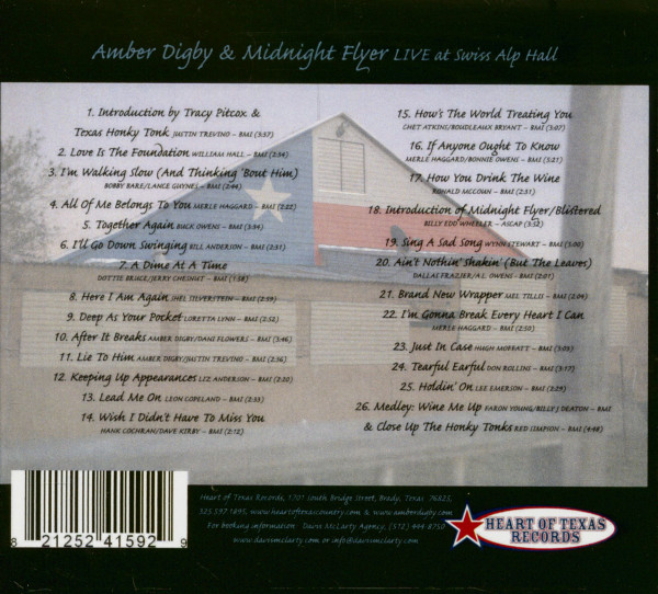 Live At Swiss Alp Hall (CD)