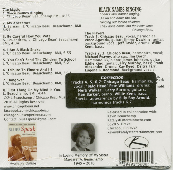 Black Names Ringing (CD)