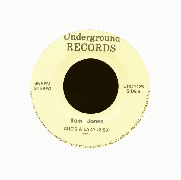 Say You'll Stay Until Tomorrow - She's A Lady (7inch, 45rpm)