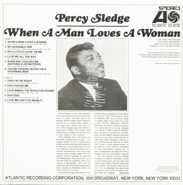 When A Man Loves A Woman (LP, Reissue US, Stereo)