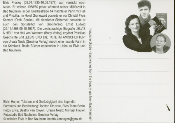 Elvis Is Cruising In Bad Nauheim (Postcard - Postkarte)