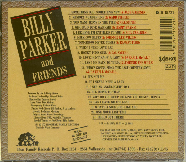 Billy Parker & Friends