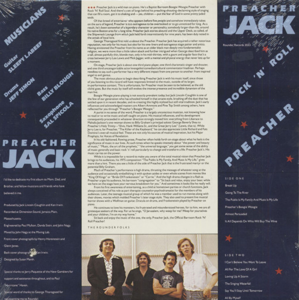 Rock 'N' Roll Preacher (LP, Cut-Out)