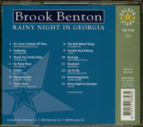 Rainy Night In Georgia (CD)