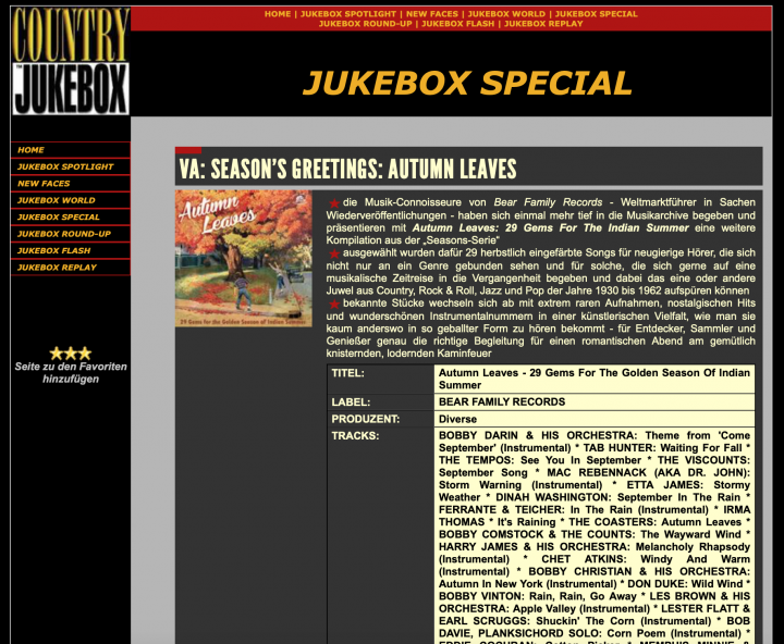 Presse-Archiv-Autumn-Leaves-29-Gems-for-the-Indian-Summer-Country-Jukebox