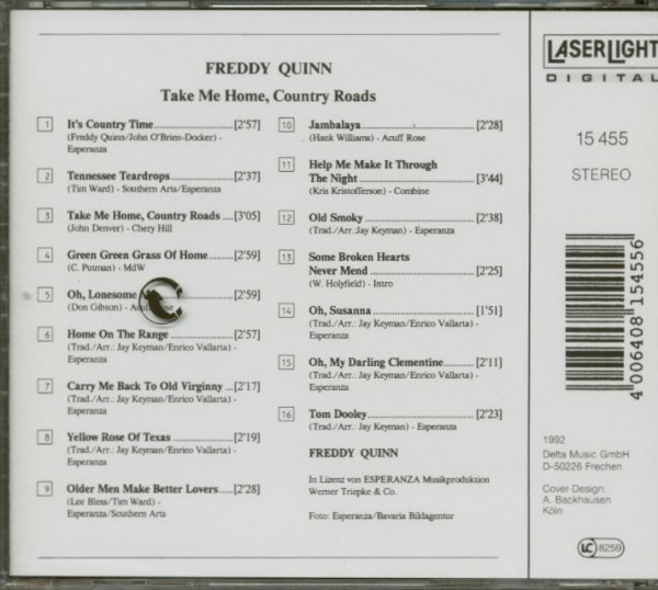 Take Me Home, Country Roads (CD)