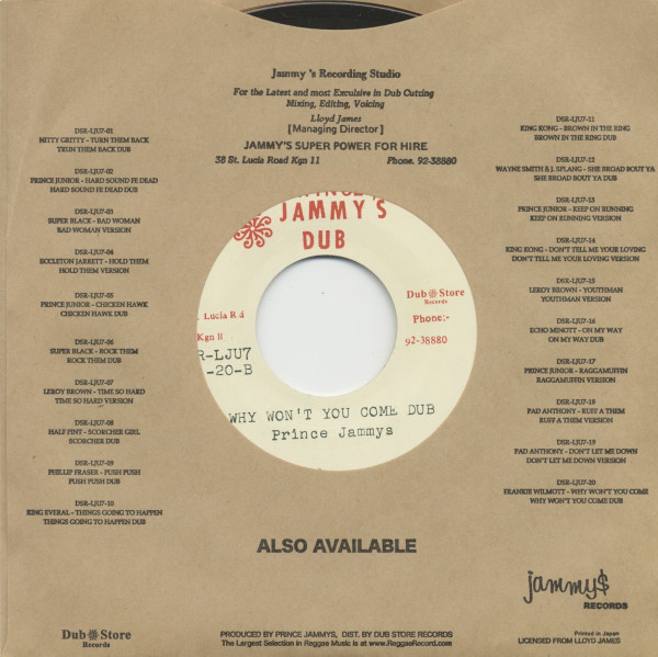 Why Won't You Come (7inch, 45rpm)
