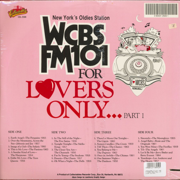 WCBS FM101 New York - For Lovers Only Vol.1 (2-LP)