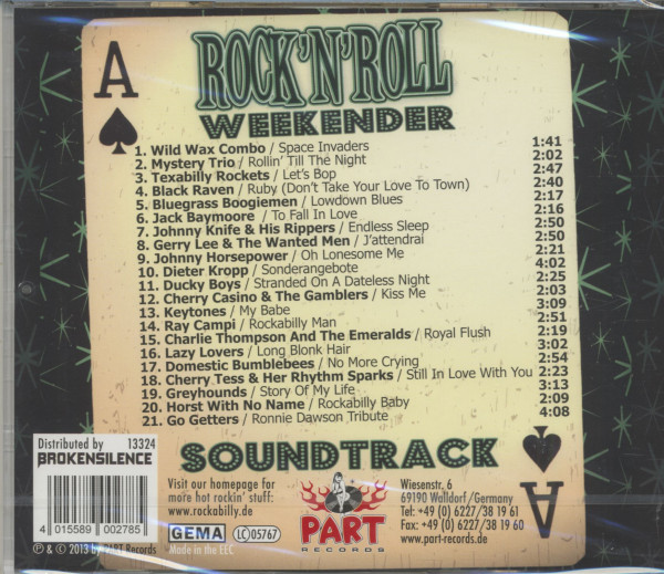 Rock 'n' Roll Weekender Soundtrack 2013 (CD)