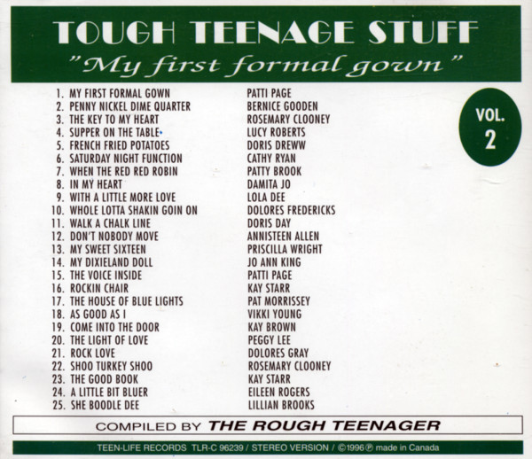 Tough Teenage Stuff Vol.2 - My First Formal Gown (CD)
