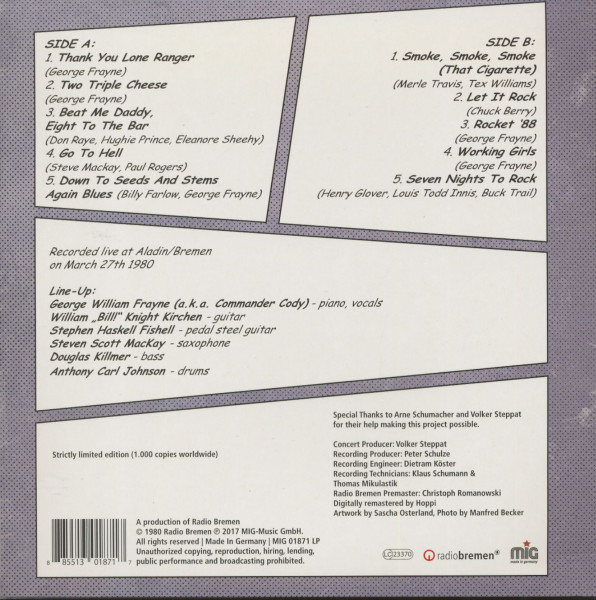 Claiming New Teritories - Live At The Aladin 1980 (LP, Ltd.)