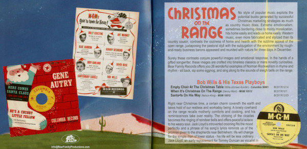 Christmas On The Range - 26 Festive and Swingin' Country Tunes (CD)