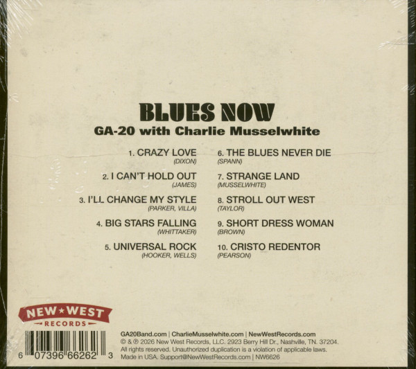 Blues Now - GA-20 with Charlie Musselwhite (CD)