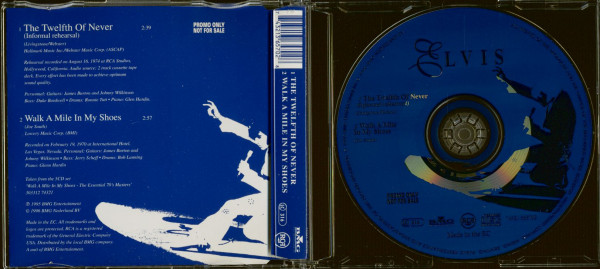 The Twelfth Of Never (CD Single, Promo)