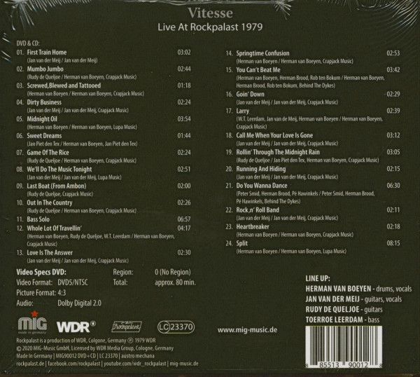 Live At Rockpalast 1979 (CD+DVD)