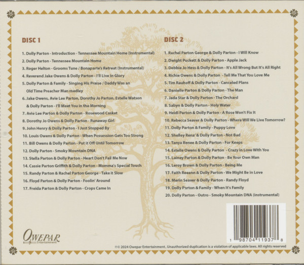 Smoky Mountain DNA - Family, Faith and Fables (2-CD)